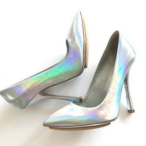 Stella McCartney holographic heels 36.0